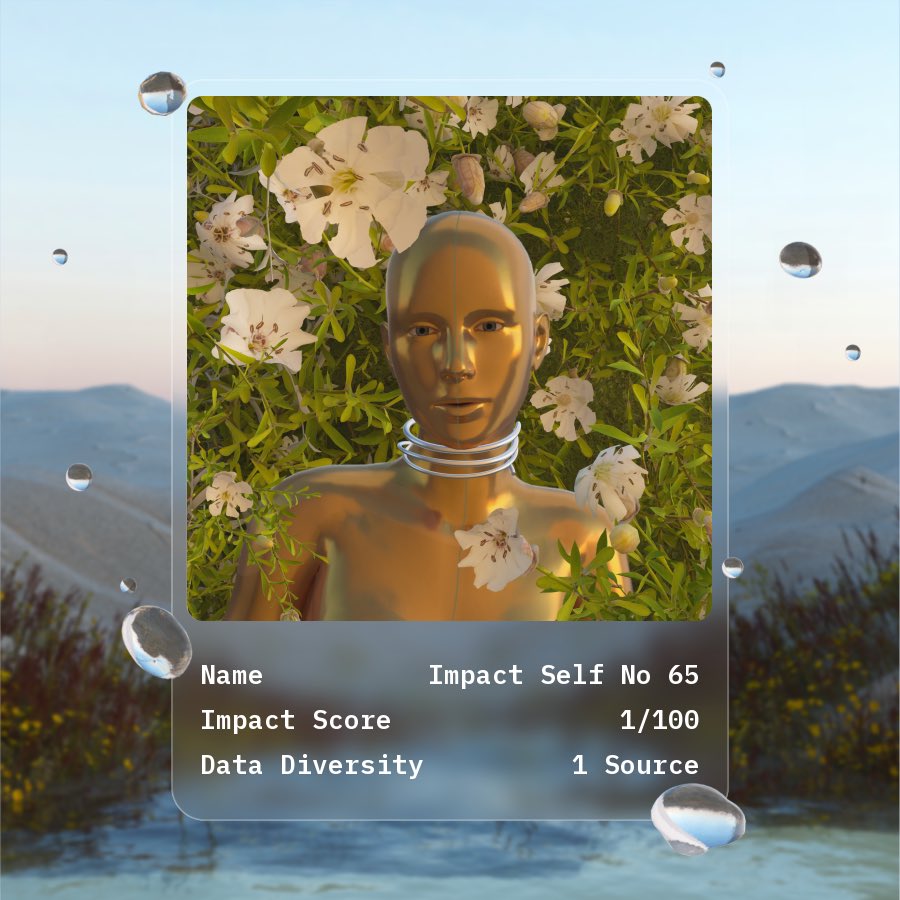 This is the beginning of my Impact Self by <a href="/dottyland_xyz/">Dottyland</a> - that from now on builds my Impact Score 🌍

Dottyland is currently building their beta-tester army (I’m no 65! 🫡) - join the mission with <a href="/Karri_B_P/">Kärri🫀 @Dottyland_xyz</a> <a href="/KetlyFreirik/">Ketly Freirik</a> 

#climatechange  #sustainability #Web3