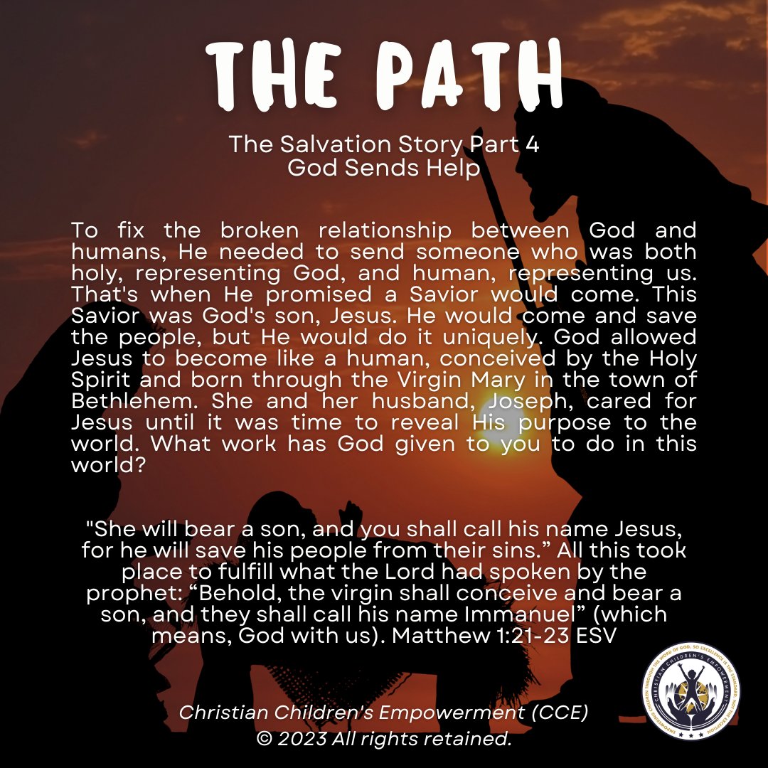 emprepcce's tweet photo. Join us as we share The Path, a seven-part series that shares our salvation story.  Be sure to like, comment, and share.

Part 4: God Sends Help

#Jesus #salvation #Easter #ResurrectionDay #thecceway

https://t.co/kWKxutnBrw
*New comprehensive website coming soon https://t.co/30M8nmz6jv