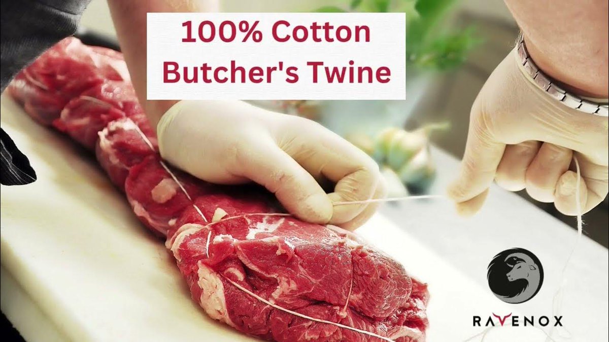 RavenoxUSA's tweet image. Are you planning an upcoming family holiday and in charge of the cooking.    Check out our listing for 100% Cotton Butchers Cooking Twine for Meat Trussing &amp;amp; Food Prep on the #Ravenox website.  bit.ly/40YXAEP