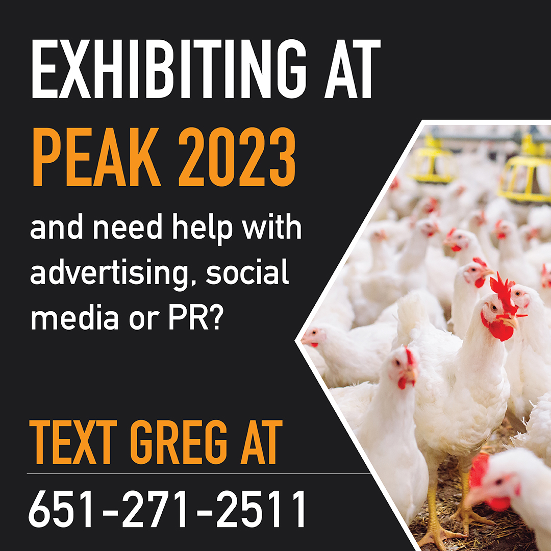 GroupLeaf's tweet photo. We are supporting our poultry clients at the PEAK show next week. Contact Greg if you would like to meet with him at the show: 651-271-2511
#midwestpoultry #PoultryIndustry #PEAK2023 #PEAKMPF https://t.co/wFbST2jmps