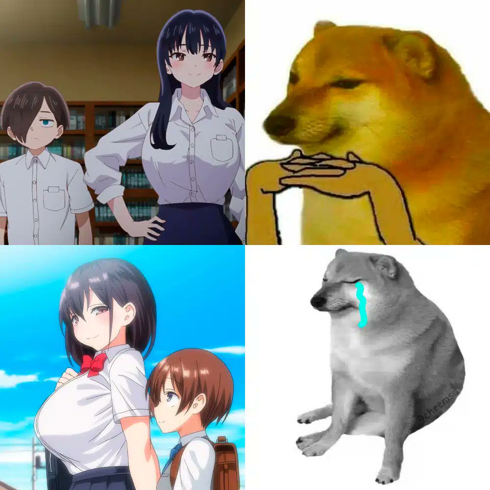 setkawaii's tweet image. Desde el reciente estreno del anime &quot;Boku no kokoro no yabai yatsu (The Dangers in My Heart), se hizo una impactante comparación entre los protagonistas de este nuevo rom-com con un popular hentai que se titula &quot;Netosis&quot;. #netosis #hentaiahegao #bokunokokoro #anime