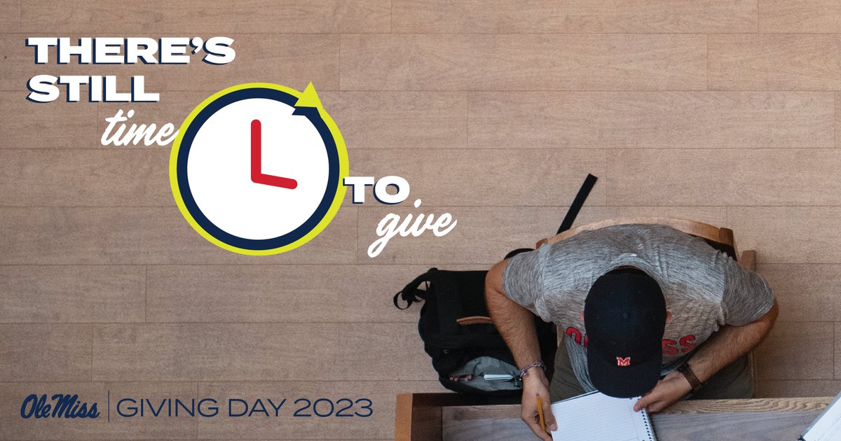 #OleMissGivingDay continues! Your support helps the College of Liberal Arts support our outstanding students, faculty and staff, fuel innovative research, inspire creative achievements, modernize our facilities, &amp; advance our DEI efforts. Give to the CLA: shorturl.at/gFWX9