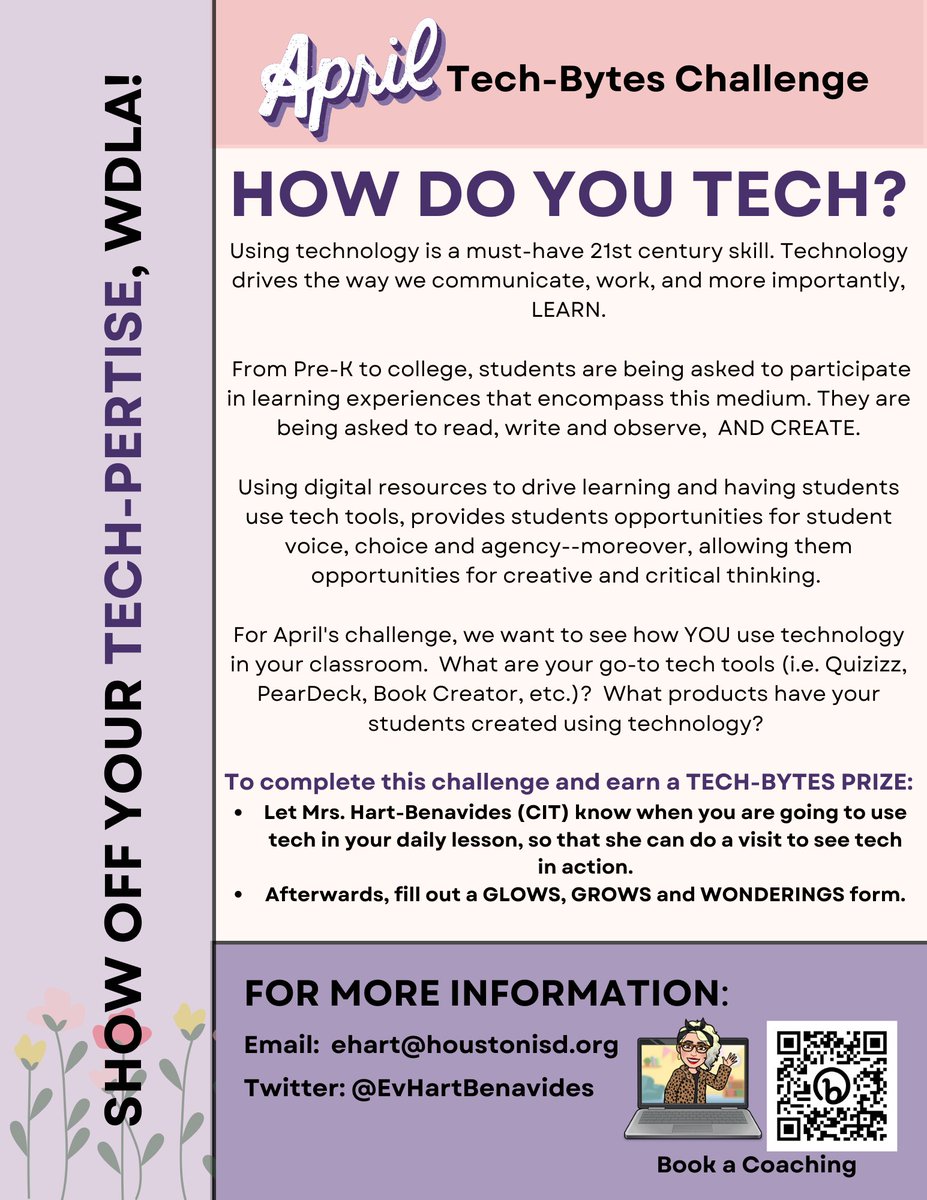 EvHartBenavides's tweet image. @WhartonDual: How Do YOU Tech? What is your TECH-pertise? Don&apos;t be left out in the rain🌧️! Participate in this month&apos;s #TechBytes Challenge and earn your prize🏆.