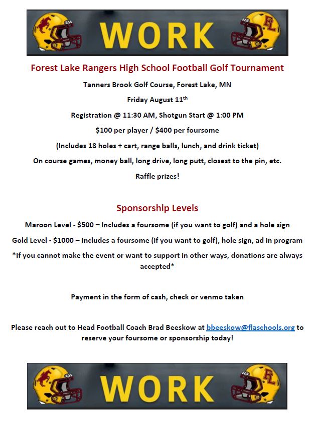 Forest Lake Rangers Football tweet media