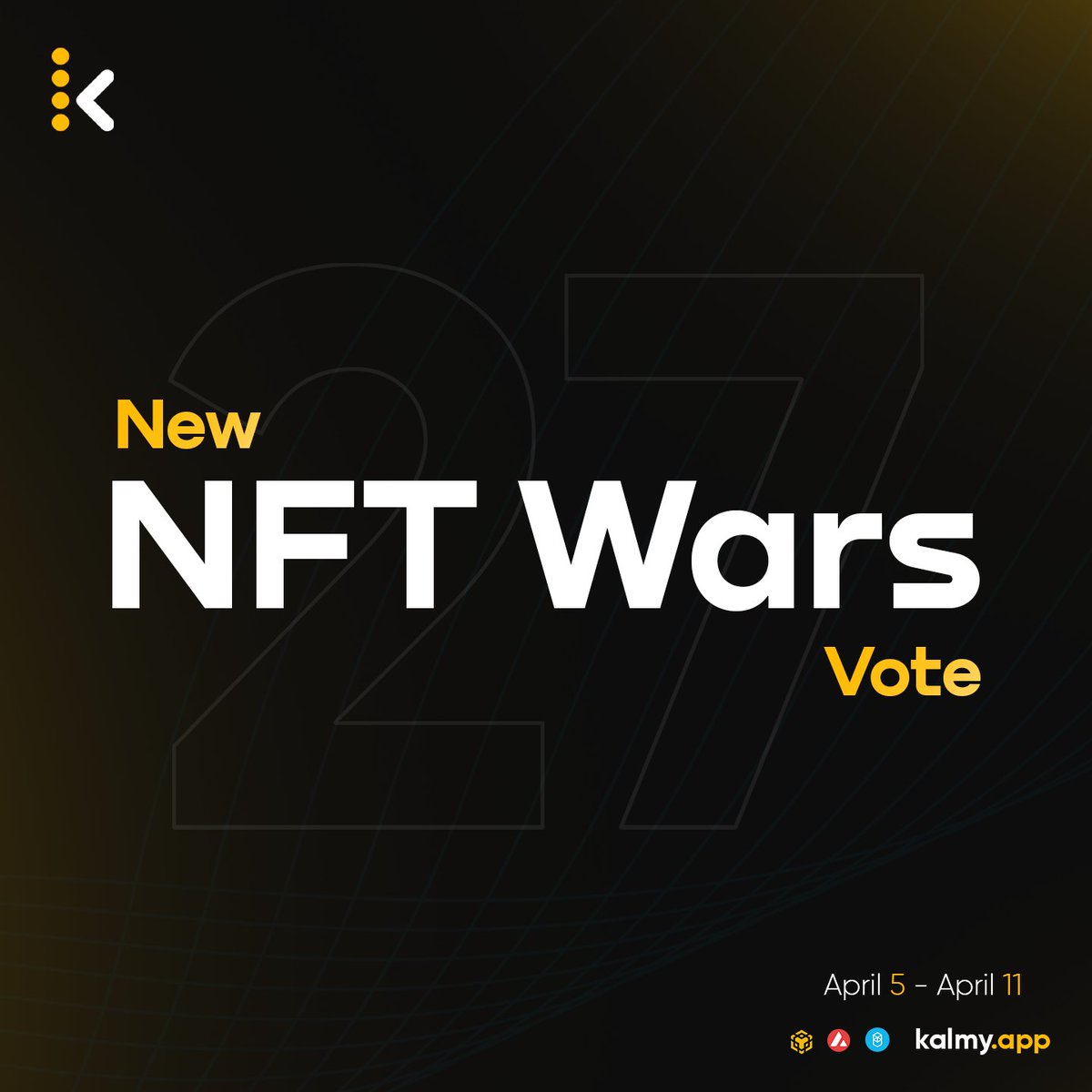 A new week, a new vote 🔆

Which <a href="/BNBCHAIN/">BNB Chain</a> #NFT collection are you voting for? 🦑

Cast your vote ➝ vote.kalmy.app/#/proposal/0x9…