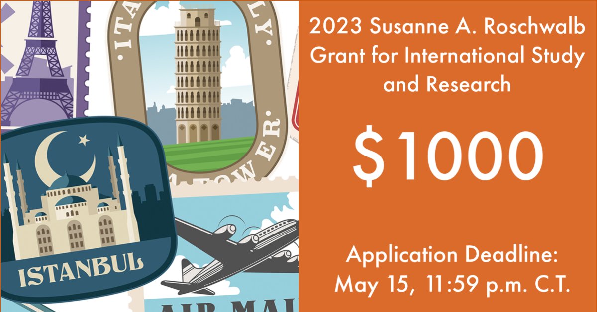 AEJMC PRD (@aejmc_prd) on Twitter photo Undergraduate & graduate students studying PR- apply for this year’s Susanne A. Roschwalb Grant for International Study and Research!
Deadline: Monday, May 15, 11:59 p.m. C.T.
Application form: forms.gle/pyPn4HAd1JULjw…
Email your questions to Tugce Ertem-Eray at terteme@ncsu.edu Undergraduate & graduate students studying PR- apply for this year’s Susanne A. Roschwalb Grant for International Study and Research!
Deadline: Monday, May 15, 11:59 p.m. C.T.
Application form: forms.gle/pyPn4HAd1JULjw…
Email your questions to Tugce Ertem-Eray at terteme@ncsu.edu