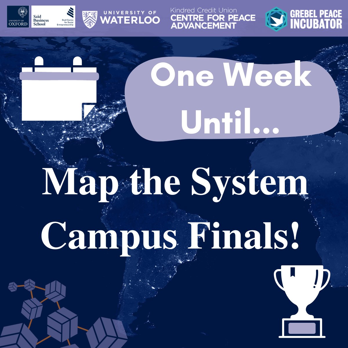 GrebelCPA's tweet image. Join us 1 WEEK from today on April 12th for the finals of @UWaterloo's Map the System research competition! 12:00 at Conrad Grebel University College watch the top 5 teams present their research. Lunch included.
Register bit.ly/3zi7e9R

#mapthesystem #systemsthinking