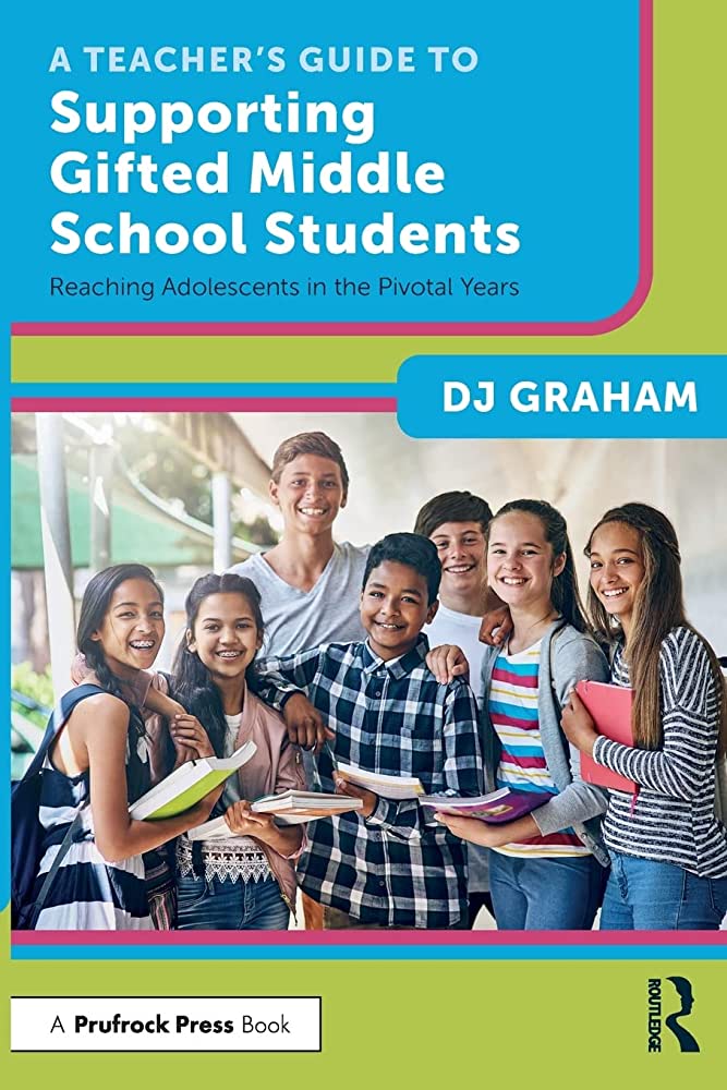 herbergeracad's tweet photo. Our principal, Mr. Graham, wrote a book! Today, A Teacher’s Guide to Supporting Gifted Middle School Students releases. Please join us in congratulating him! For more information, check out the book on Amazon. https://t.co/V2LbuichXD