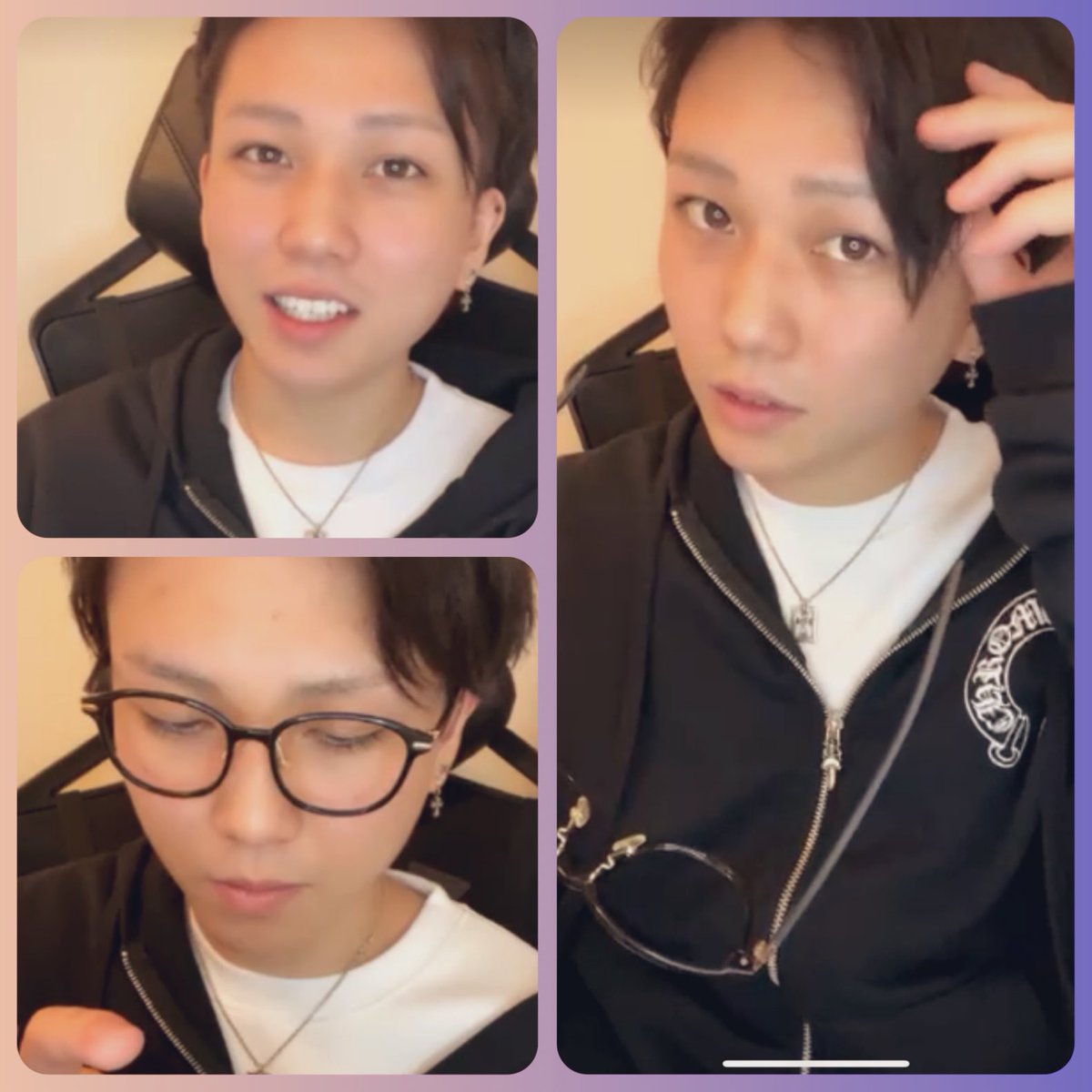 uchiko5661's tweet photo. ふーくん配信お疲れ様です✨

黒髪かっこい～ヾ( 〃∇〃)♡♡
どんなふーくんも好きだから
髪型変わってもいつでも
え！好き♡ってなるんだけどね🤭
中でも黒髪が1番好きだな～💙

いっぱいお話もありがとう♡
これからも振り返っても楽しい思い出積み重ねていこうね💕︎

@huuut52 https://t.co/otWZax7YwR