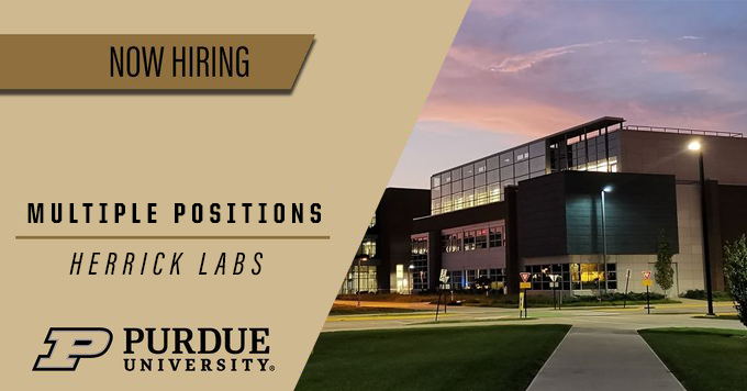 HerrickLabs's tweet photo. Herrick Laboratories at Purdue University is looking to fill several positions, including: Senior Administrative Assistant, Senior Engineering Technician, and Managing Director. To learn more about these exciting opportunities please visit: https://t.co/R1RLNIdIxm https://t.co/PgUWRq6UXv