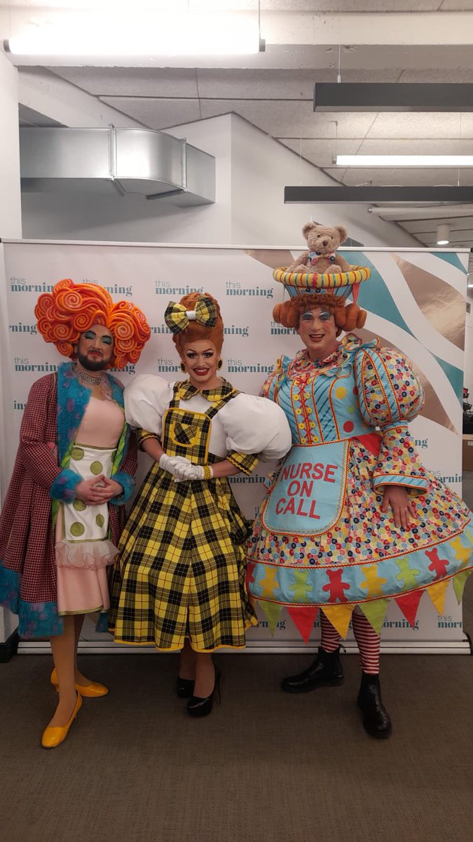 UKPantomime's tweet photo. Did you see some of our nominated pantomime dames @marymacofficial @ben_roddy and #brianosullivan on @thismorning earlier today talking all about The Pantomime Awards? Catch up on ITVX now to hear their incredible stories! Thanks @AlisonHammond and @radioleary! 

#UKPAPantoAwards https://t.co/mZyKkui9Y5