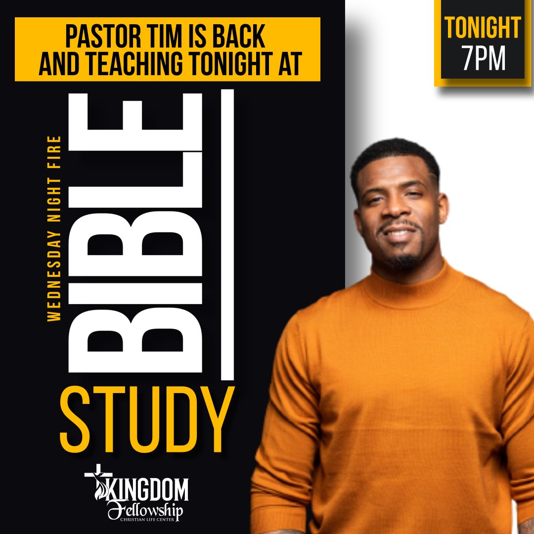 KingFellowship's tweet photo. PASTOR TIM IS BACK FROM GHANA AND IS READY FOR BIBLE STUDY TONIGHT AT 7PM!!!! https://t.co/80AICC43mb
