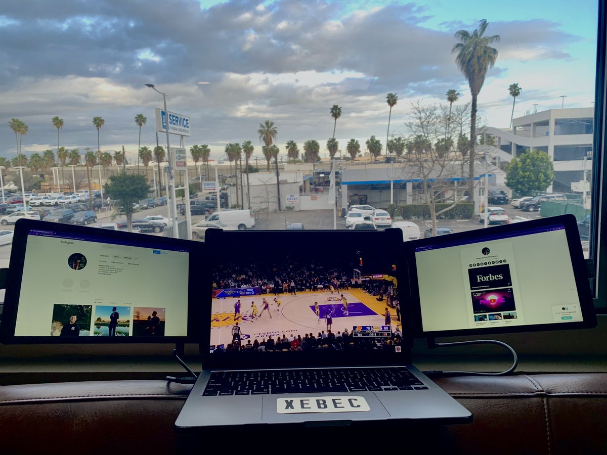 The Xebec Tri-Screen 2 is a game-changer! Multitasking like never before. Work, play, and stay connected. Find out more about <a href="/my_xebec/">Xebec</a> at TheXebec.com 🔥💻