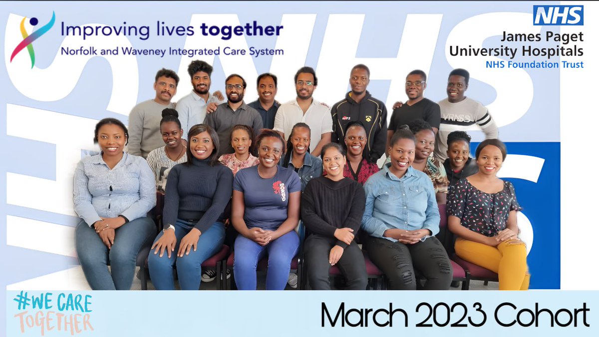 niezl2023's tweet photo. Well done March 2023 Cohort.🤗
As you go on to your next journey on your respective hospital, we wish you all the best.
 Goodluck on your OSCE Exam!You got this!🤗

To our new Overseas Nurses, Welcome to Paget!
@nandwics @JamesPagetNHS @JPUHEd   @vipinonroll
@niezl2023 https://t.co/j7nre9elYz