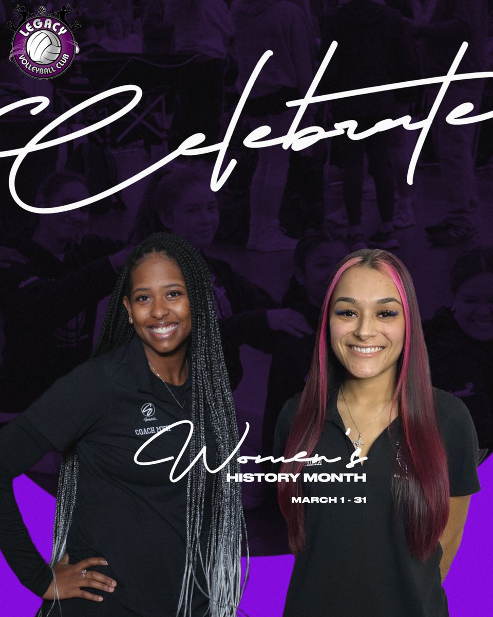 LegacyVC's tweet image. The next set of lovely ladies we want to honor for Women’s History month are Coach Milta &amp;amp; Coach Mykalee!
Both Milta &amp;amp; Mykalee started their coaching journeys in Vollymentals together and we couldn’t be prouder of how far they’re come! 💜

#iamlegacyvbc #legacyvbc #legacyvbc