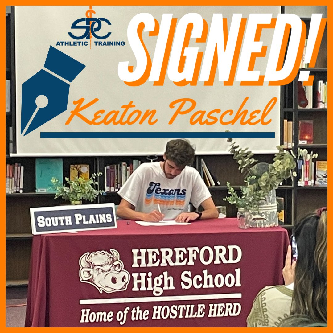 spctexansAT's tweet photo. ✍️ OFFICIALLY OFFICIAL ✍️

Welcome to the team Keaton!!
@spctexans @HerdSportsMed https://t.co/WMER2rZ5on
