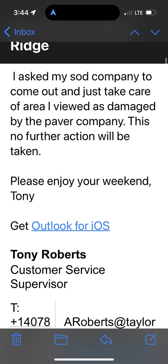 I am a Taylor Morrison homeowner . The worst customer service ever ! Zero response once you close escrow , buyer beware …oh here is the quality repair at my house today from <a href="/Taylor_Morrison/">Taylor_Morrison</a> homes