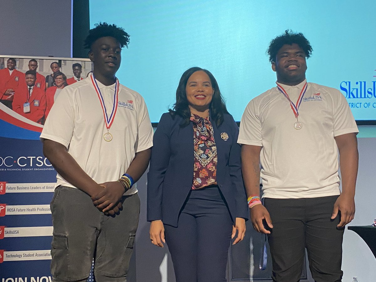 OSSEDC's tweet photo. Career and Technical Education programs extend learning through innovative programs and immersive experiences. We had a blast hosting the 2nd annual DC Career &amp; Technical Student Organizations State Leadership Conference this week, finishing with an exciting awards ceremony. https://t.co/e01mY2ToAD