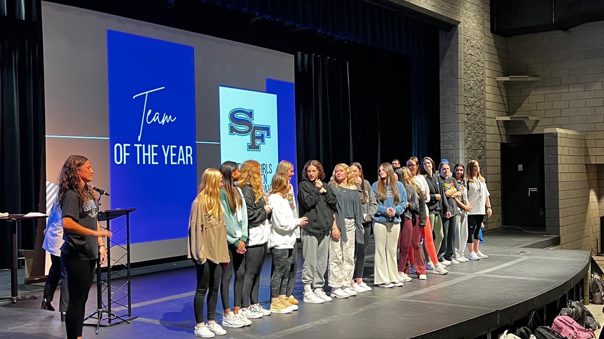 Proud of our team recognized as the team of the year during our women in sports celebration for their 7a final four result state and their undefeated region performance.  It has been a very competitive year across our women’s teams - which makes this an even bigger honor !