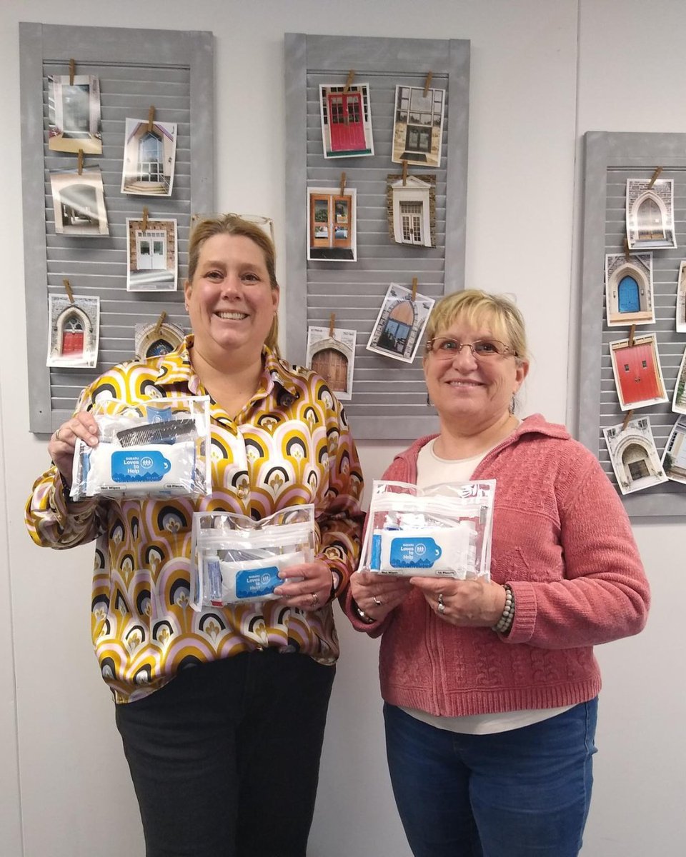 FPMainLine's tweet image. Randi, a Subaru ambassador, chose to connect with our organization. We received eighteen personal care bags from the #subarulovestohelp program. Thank you so much for connecting with us, and we look forward to building a partnership with you and @subaru_usa.