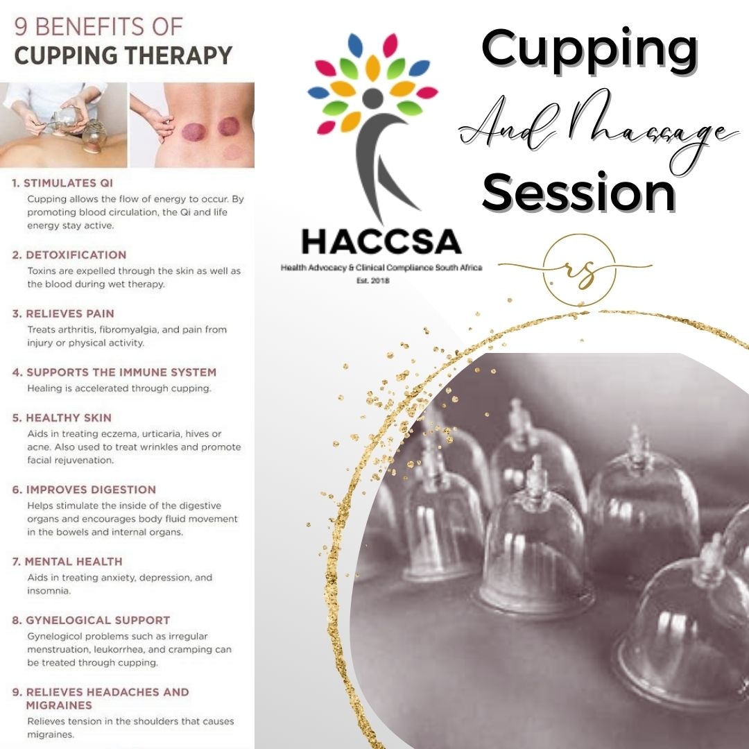 HACCSA - Health Advocacy & Clinical Compliance SA (@haccsas) on Twitter photo Hosting our first #cuppingmassagesession 25/03/2023.
#Detoxification #Selfcare #Mindfulness
<a href="/rene_sparks/">René Sparks #HealthEquityAdvocate</a> ✨ Hosting our first #cuppingmassagesession 25/03/2023.
#Detoxification #Selfcare #Mindfulness
<a href="/rene_sparks/">René Sparks #HealthEquityAdvocate</a> ✨