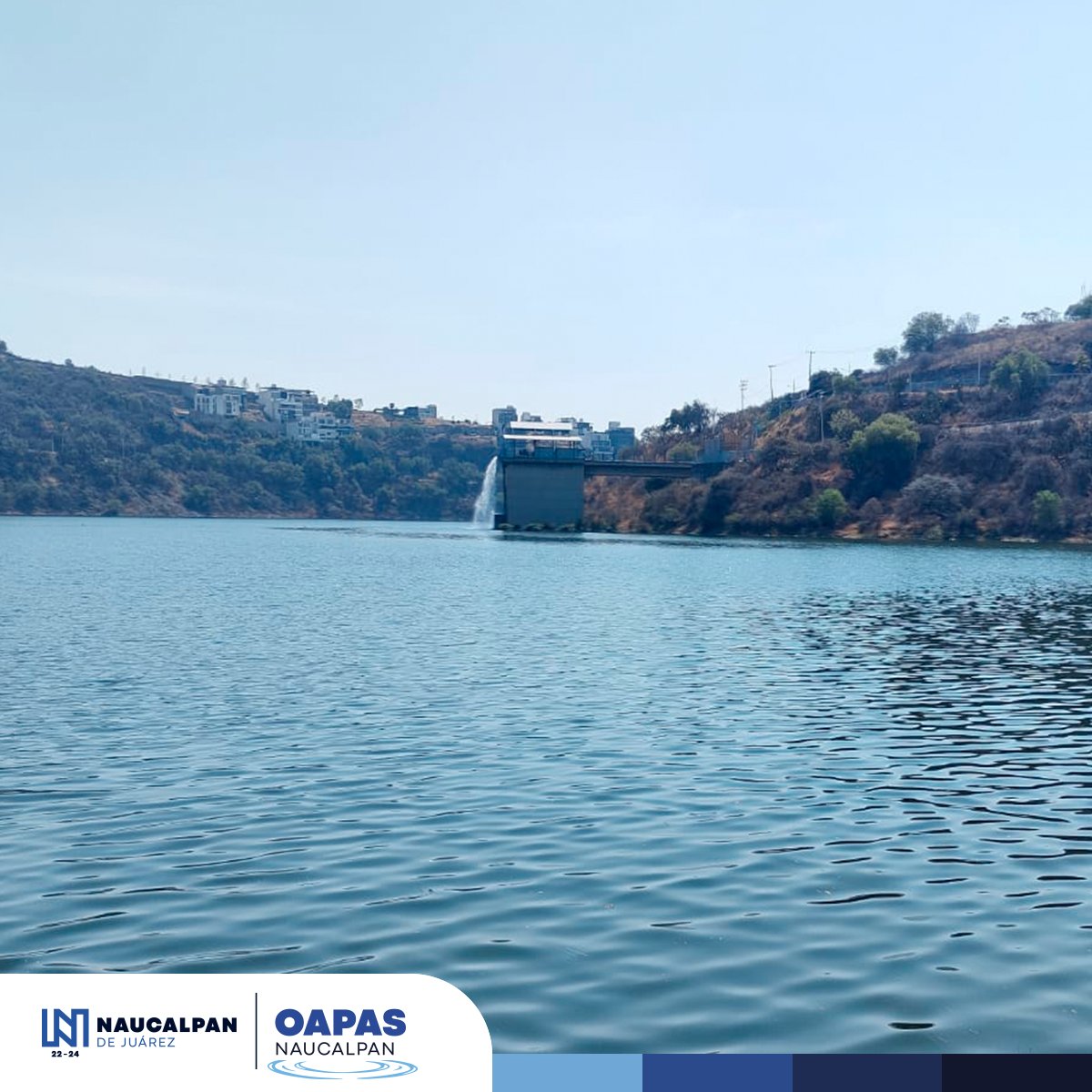 OAPASNau's tweet image. 💧Como parte del marco del Día Mundial del Agua, OAPAS, a través de Cultura del Agua, refrendó en la Presa Madín su compromiso de velar por el aprovechamiento del vital líquido en el municipio y su compromiso con el medio ambiente. 💧