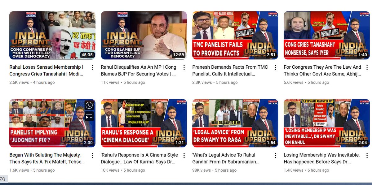 GorwayGlobal's tweet photo. Times Now, a.k.a. #TimesCow has made a specialty out of @RahulGandhi. They are spending so much time rubbishing Rahul that they may be forgetting to big up Mr Modi https://t.co/xUfUf415AI