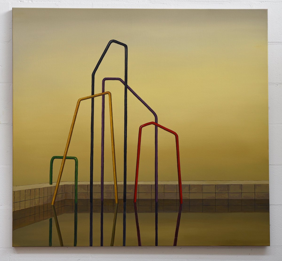 Latest painting - Transitional Forms, oil on linen 130 x 140 cm.