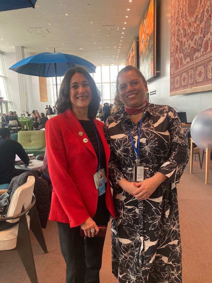 Un placer reunirme con la Vice Ministra de Medio Ambiente de 🇨🇴 @svilardyq . Muy importante que el agua sea un elemento central del plan de desarrollo de 🇨🇴 . Relevante para el trabajo que estamos haciendo en la Comisión @watercommongood  #turningthetide #UN2023WaterConference