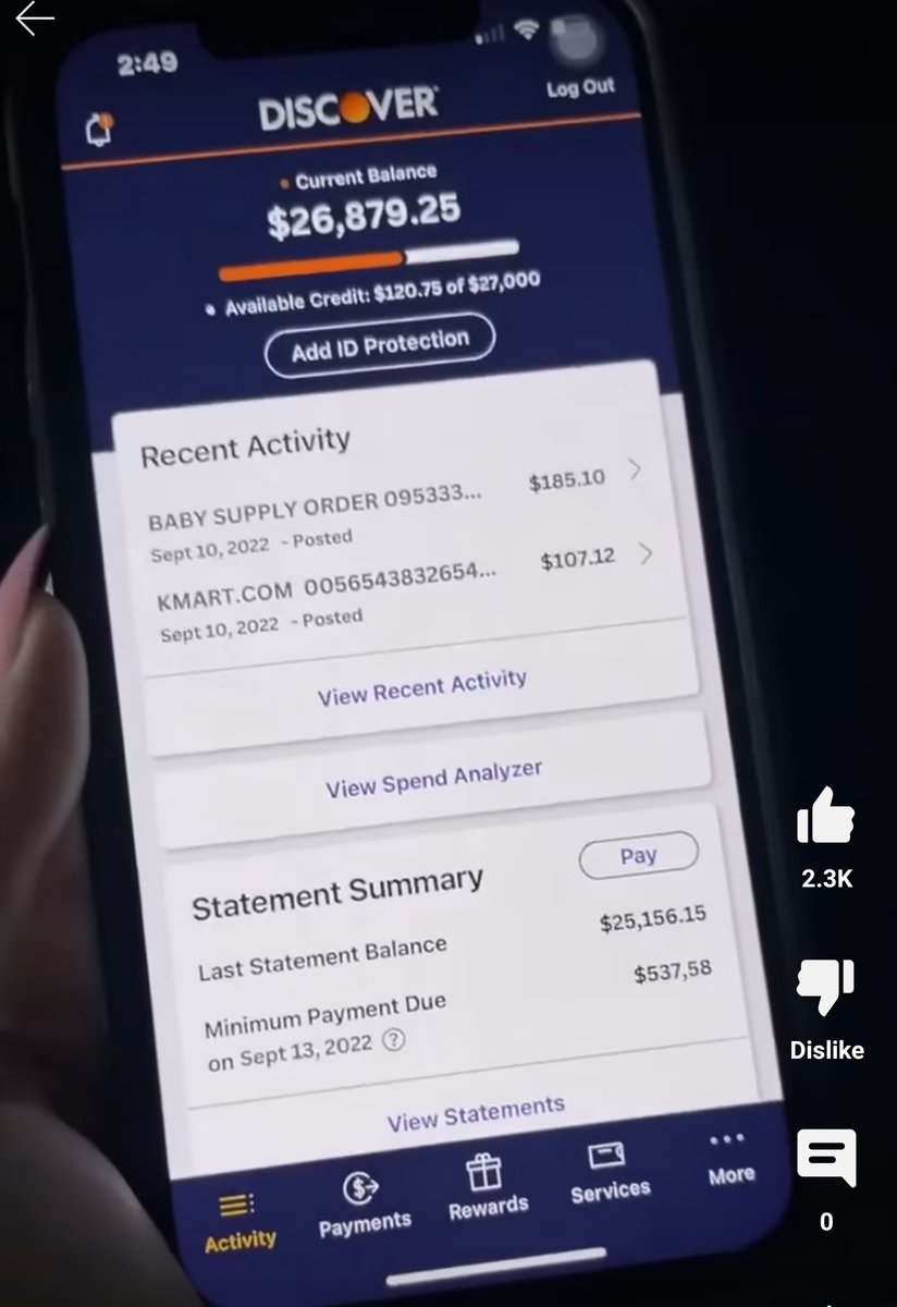 xpress_logic's tweet photo. Having 27K in credit card debt with Discover is like having 100K. Crazy. https://t.co/y7BDwofeH2