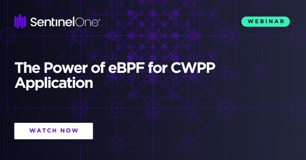 🐝 The eBPF framework delivers a powerful combination of Linux kernel visibility and stability, making it ideally suited for cloud workload protection platforms (CWPP). 

Watch this webinar to learn what eBPF is, how it works, and its significance to CWPP: sentinelone.com/resources/the-…