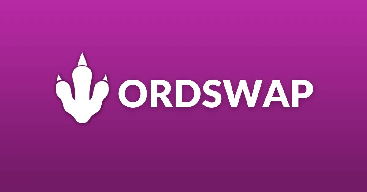 OrdinalStick's tweet image. Step by step... live on @ordswap!🔥

ordswap.io/collections/st…

#Bitcoin          #Ordinals #OrdinalsNFT #ordinal #BitcoinNFTs #BitcoinOrdinals #Bitcoin2023 #NFT #NFTGiveaway #NFTMarketplace #ordinalswallet