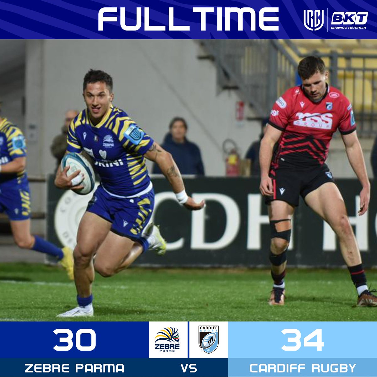 A un passo dal sogno

Le #ZebreParma 🦓 reagiscono nel finale e sfiorano una memorabile rimonta

Grazie ai 3.000 del Lanfranchi per aver sostenuto fino alla fine i nostri ragazzi 💗

#WeAreZebre #BKTURC