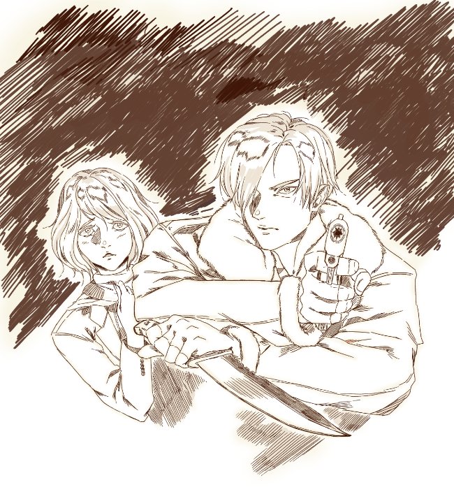 Saron_Monti_Vii's tweet photo. sketches for RE4 remake ^^
......
#RE4 
#バイオRE4 
#バイオ4 
#バイオハザード 
#チェーンソー男 
#RE4ZIPPO https://t.co/2DvrhGdAMD