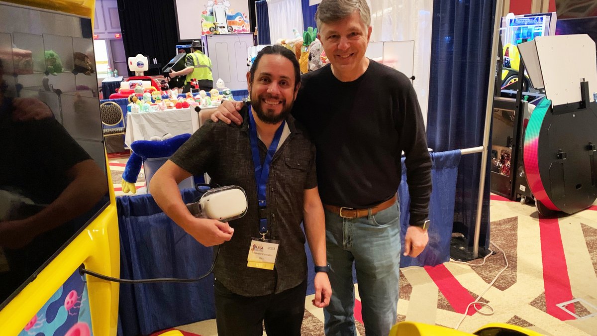 andamirousa's tweet photo. Buckle up matey! A new VR coaster developed by Rilix and Andamiro USA will make its official industry debut at this year’s Amusement Expo International in Las Vegas https://t.co/3SrQiaUoJq #andamiro #rilix #vrcoaster #spongebobVR https://t.co/6pdTnpTBFF