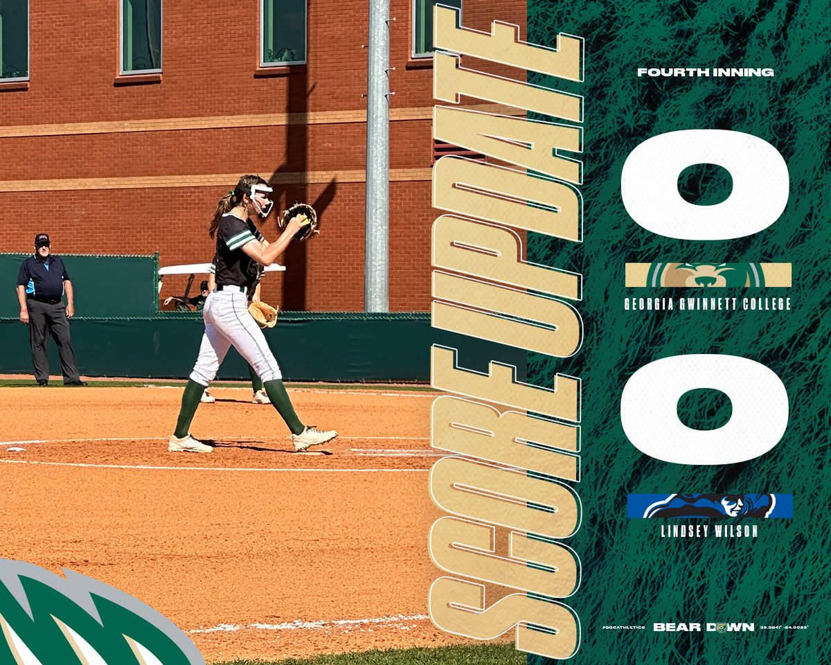 adamdwalters's tweet photo. A lot of ball game left. 

@GGC_Softball #BearDown https://t.co/e4xg5khqdD