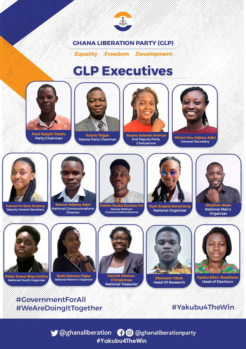 ghanaliberation's tweet photo. Willingly they presented themselves. They were probed yet they stood out.
They have been chosen to carry the mantle of torchbearers and march forward with equity and fairness under the able leadership of the Flagbearer to promote development. Liberating the people of Ghana.🧡🤍💙 https://t.co/hnbOI4x5xZ