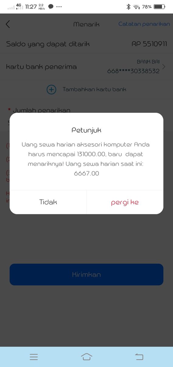 ZIdamatu's tweet photo. @hiitsmeguis @tanyarlfes @vanillalatebest Kak sekarang aku udah member platum tapi nggak bisa ditarik uangnya gimananya☹️ https://t.co/OWUaX0VPdf