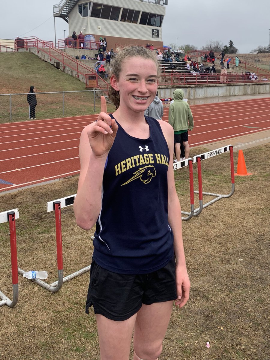 It was cold and rainy, but #gold is always gold! 1st in the mile and 2nd in the high jump at the Luther Middle School meet.  Now for a weekend of @OklahomaAcesGBB basketball! <a href="/HHokcSports/">Charger Sports</a> <a href="/CoachMikeC33/">Micheal Carrington</a> <a href="/danelgrimmett/">Danel Grimmett</a>