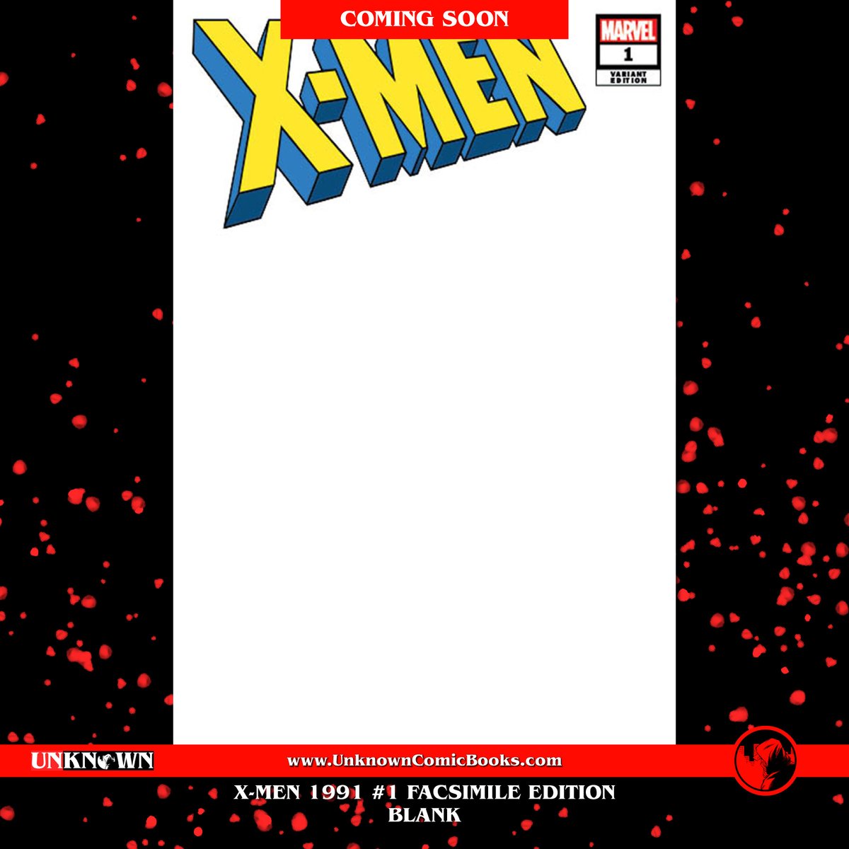Unknown_Comics's tweet photo. #XMEN 1991 1 FACSIMILE EDITION exclusive BLANK variant
Available online TOMORROW 5 PM CST at https://t.co/JBcwvrcaJR and on the UNKNOWN COMICS APP!
#XMEN1991 #XMEN1 #FACSIMILE #BLANKCOMIC #MARVEL #MARVELCOMICS #UNKNOWNCOMICBOOKS #COMIC #COMICS https://t.co/8Mg5nIhwH7