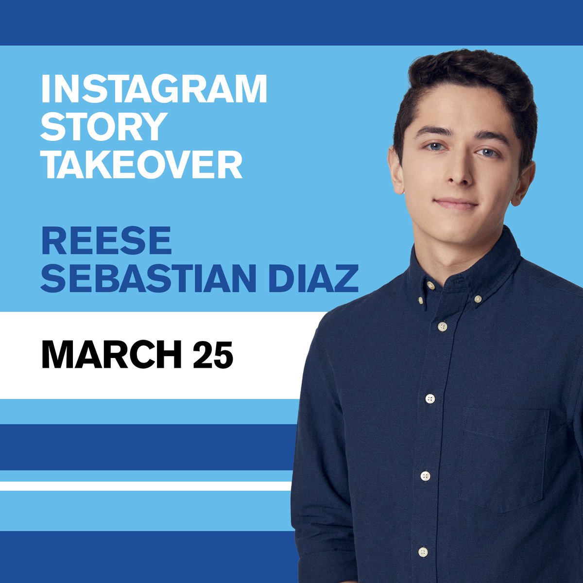 DearEvanHansen's tweet photo. You know he's got Saturday takeover skills, son: it's @reesesdiaz on our Instagram stories today. https://t.co/TdJMuAYZFR