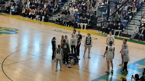 SFJeffersonHS's tweet photo. As part of Inclusion Week, the Unified Basketball Team took the court Thursday morning in front of a packed house! JHS students cheered on the team as they showed off their skills. https://t.co/93DglkJoRa