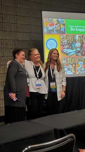 Lani_DeLallo's tweet photo. Strong FCS representation @NSTA23 @DrBrittCantrell, Katrina Flanders, &amp; Mary Nicoletti shared about Exceptional Science: A Framework for Inclusive Science Education.  Denise Webb &amp; Amber Hoke shared about Staging Family Science Nights! @FCSchoolsGA #fcsscience https://t.co/NQiuZ3pJ6i