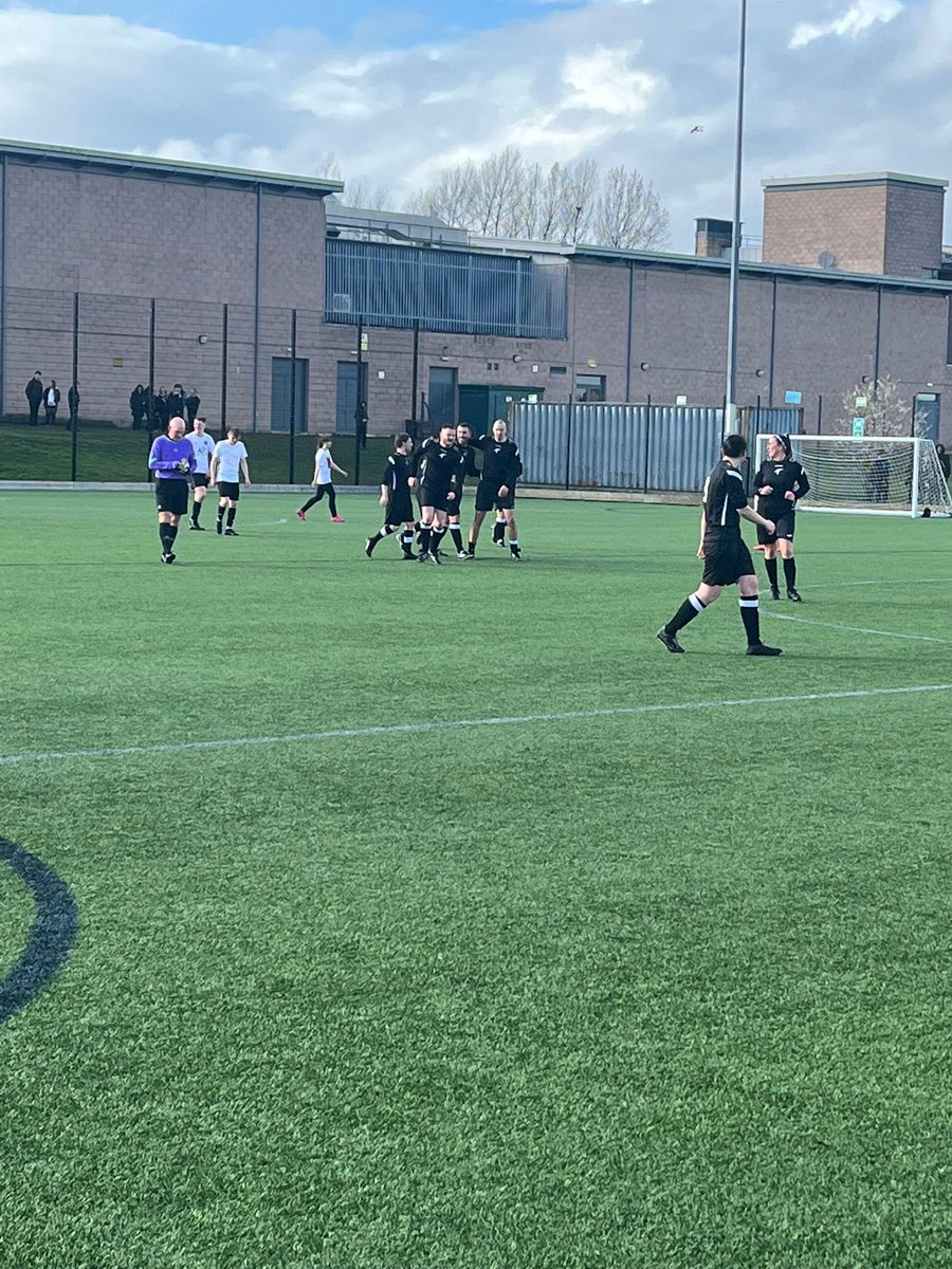 Battle of Bo’ness Result: Staff 2 - 4 S6. Competitive game played in great spirit, congratulations to the S6 on getting the W! Staff Goals: Attinasi (Worldy) &amp; Binnie. S6 Goals: Sam Clarke (2), Finlay Godfrey &amp; Ross Jardine. #battleofboness #staffvstudents #leftfoottopbin