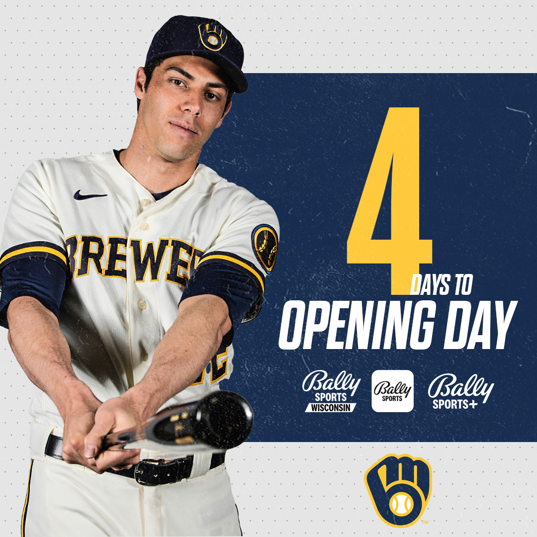 FanDuelSN_WI's tweet photo. The week is here! 4⃣ DAYS!

@Brewers | #ThisIsMyCrew https://t.co/tzGF1vVcUK