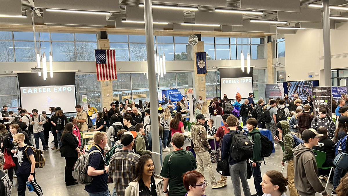 Today was incredible! Thank you to all the businesses, organizations, tech schools, &amp; colleges that joined us for our College &amp; Career Expo! Our students and school community thank you!! 🐉