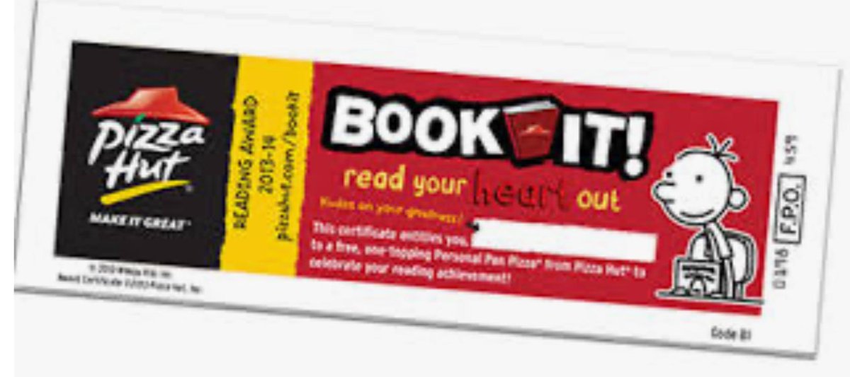 ShaunMcKnight's tweet image. And our parents only took us there because we had one of these! 😂