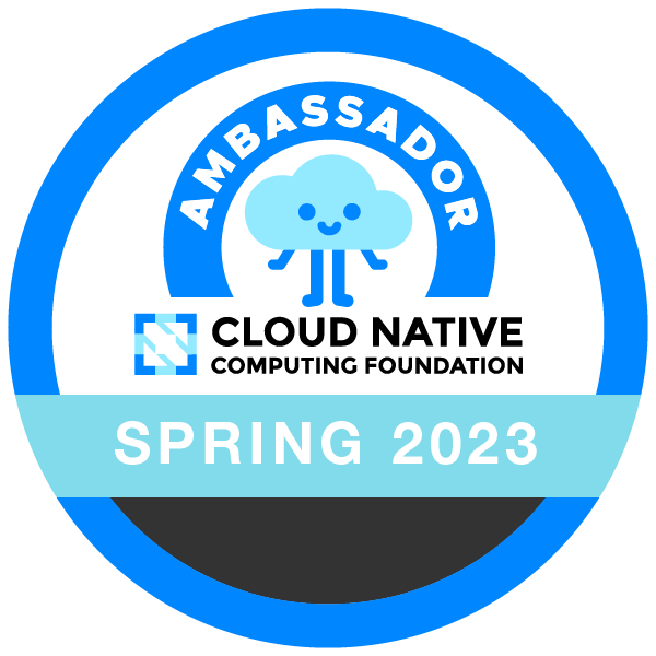 Wow!! The badge is here and it's so cool! It's really a privilege to be among the most wonderful people in the Cloud Native community! I truly feel lucky to be able to have this chance to do what I can to support!

#CNCF #KubeCon #CloudNativeCon #CloudNativeAmbassador