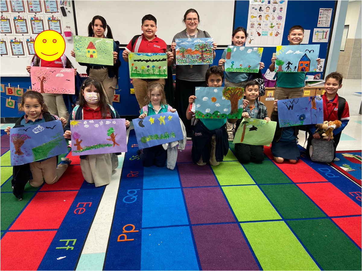 We had a lot of fun in Art club today! Mrs. Wheeler taught us Q-tip art. The students made some awesome paintings.