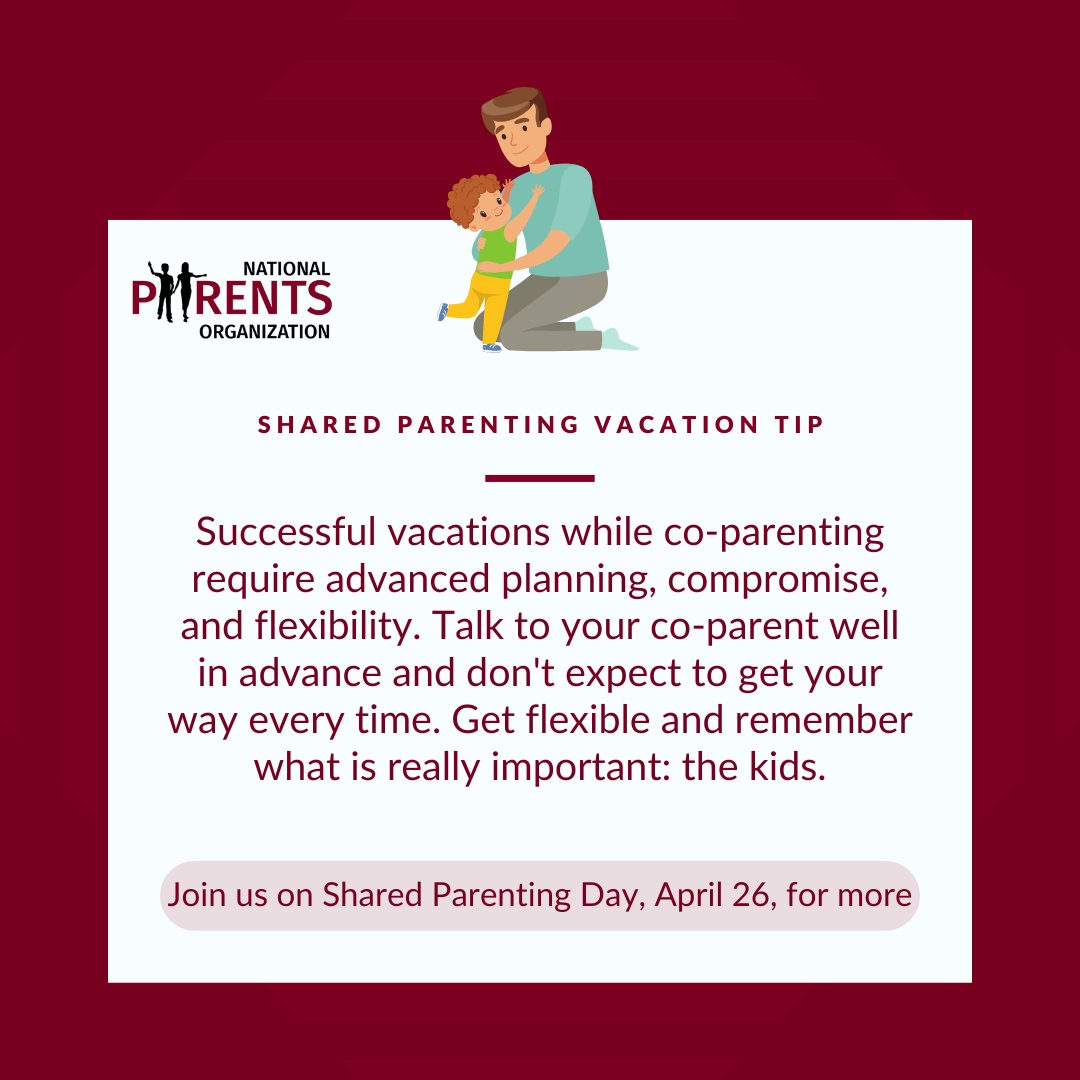NatlParentsOrg's tweet photo. Coparenting can be difficult, especially around high-stress times like vacations (sounds backwards, doesn't it?) but in the end it's so worth it! #sharedparenting #coparenting #coparentingsolutions https://t.co/p4Za0XUQkt